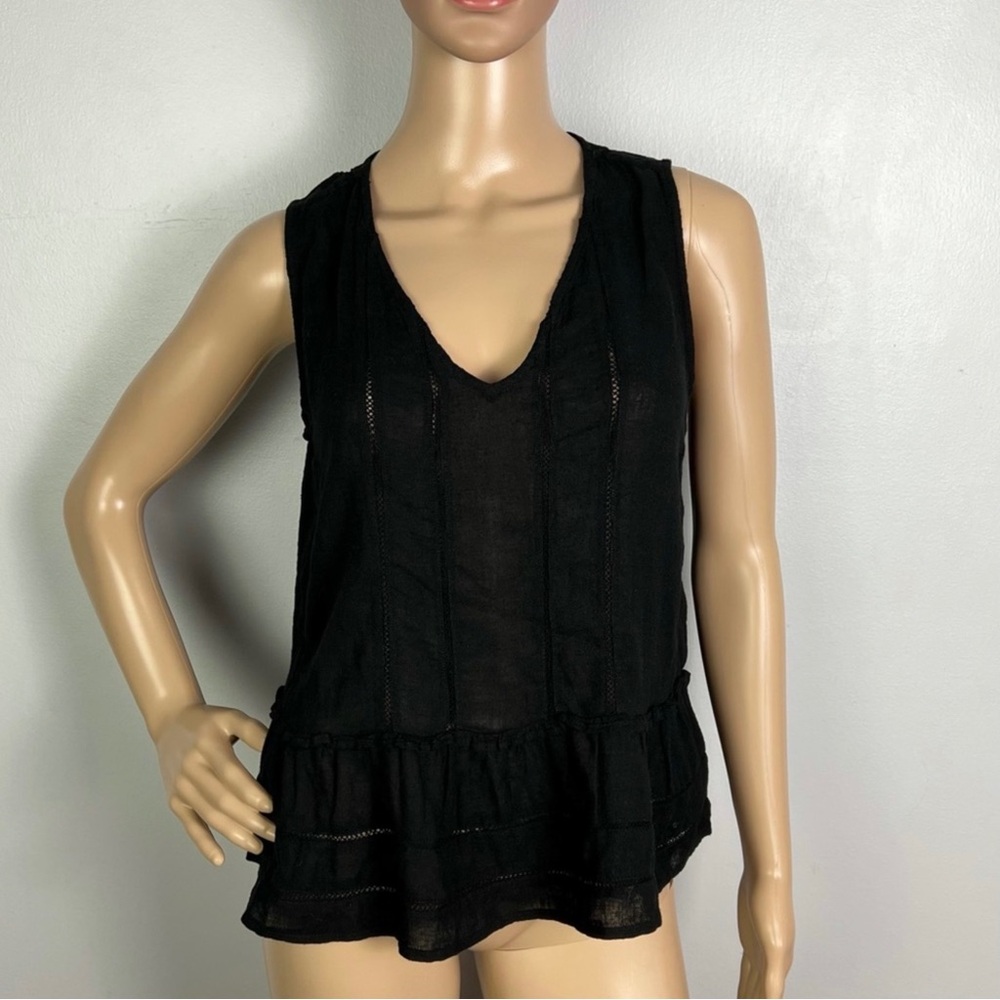 RAILS BLACK SLEEVELESS TOP - Picture 2 of 8